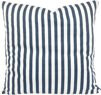 Blue Stripe Throw Pillow Covers Cushion Cover Light Navy White 1/2 Beach Indoor Patio Cottage Sunroom Toss Various