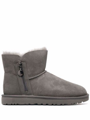 Shearling-Lined Ankle Boots