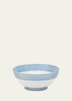 Cornflower Lace Round Serving Bowl-AA