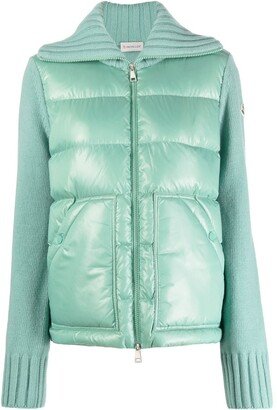 Panelled Puffer Jacket-AC