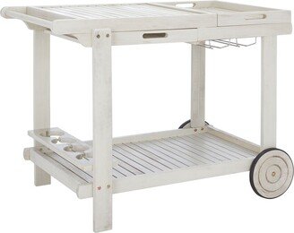 Orland White Outdoor Tea Trolley