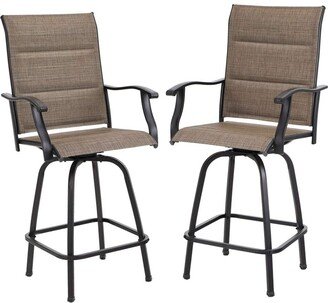 Havenside Home Namatota Padded Sling Swivel Bar Stools