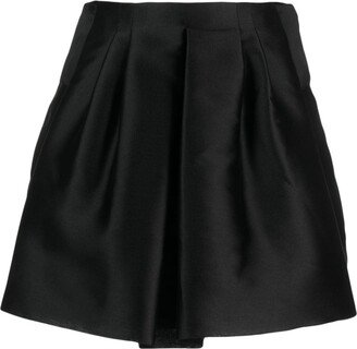 Bow-Detailing Pleated Shorts