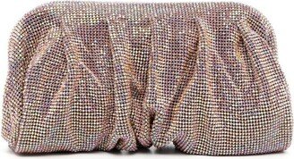 Rhinestone-Embellished Clutch Bag