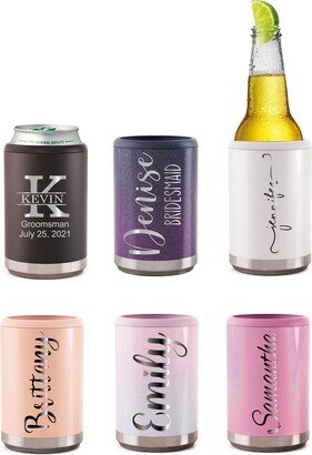 Clearance - Personalized Can Cooler Tumbler, Custom Cooler, Groomsmen Gift, Bridesmaid Beer Holder, Bachelor Party