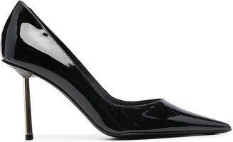 Bella 80mm patent-leather pumps