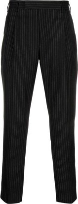 PT Torino Pinstripe-Print Tapered Trousers