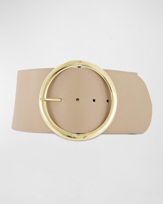 Vaincourt Paris La Splendide Wide Leather Belt