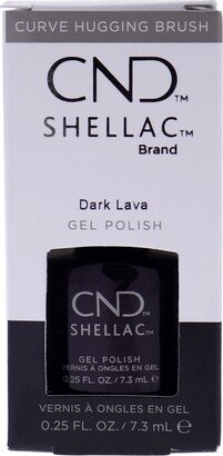 Shellac Nail Color - Dark Lava by for Women - 0.25 oz Nail Polish