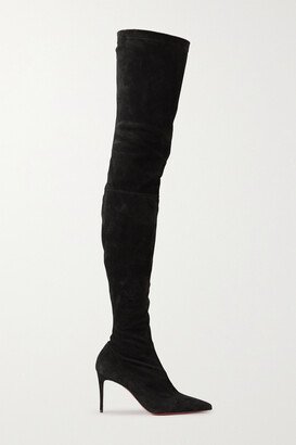 Kate Botta 85 Suede Over-the-knee Boots - Black