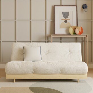 Dunelm Mito Sherpa Double Futon Cream