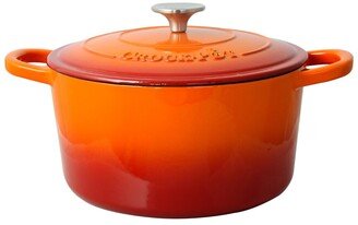 Crockpot Artisan 5Qt Enameled Cast Iron Dutch Oven-AA