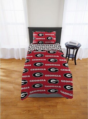 The Northwest Company COL 863 Georgia Bulldogs Twin/XL Bed In a Bag Set