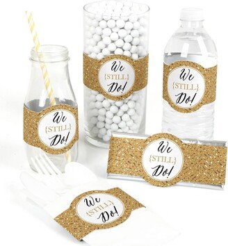 Big Dot Of Happiness We Still Do - 50th Wedding Anniversary - Party Diy Wrapper Favors & Decor 15 Ct