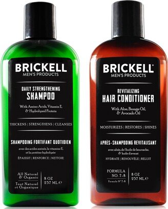 Brickell Mens Products Brickell Men's Products 2-Pc. Men's Daily Revitalizing Hair Care Set