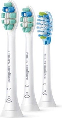 Philips Sonicare Plaque Variety Replacement Electric Toothbrush Head - HX9023/62 - White - 3ct