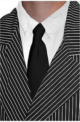 HalloweenCostumes.com Men Men's Black Business Tie, Black