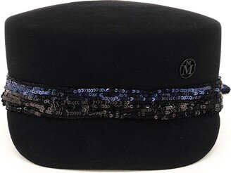 Abby Felt And Sequins Beret