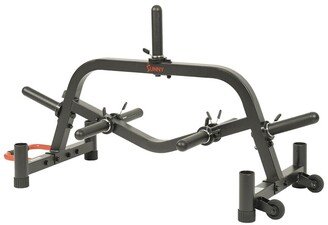 Multi-Weight Plate And Barbell Rack Storage Stand