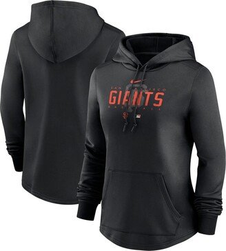 Women's Black San Francisco Giants Authentic Collection Pregame Performance Pullover Hoodie