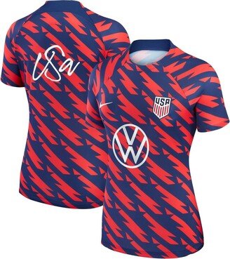 Women's Red Usmnt 2023 Strike Drill Pre-Match Jersey