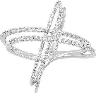 Prism Diamond Crossover Ring