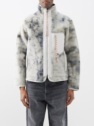 Reversible Tie-dye Leather Jacket