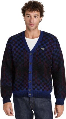 Men's Relaxed Fit Long Sleeve Button Down Cardigan Sweater