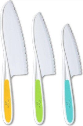 Tovla Jr. Knives for Kids 3pc Cooking Nylon Knife Set