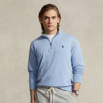 Luxury Jersey Quarter-Zip Pullover-AB