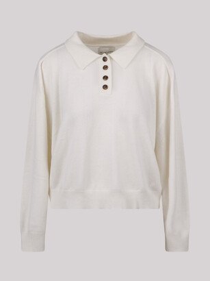 Cashmere Polo Collar Jumper