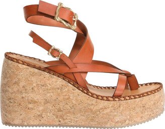 Multi-Strap Sandal Wedge