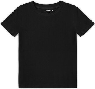 Basiclo Women's Crew-Neck T-Shirt Black