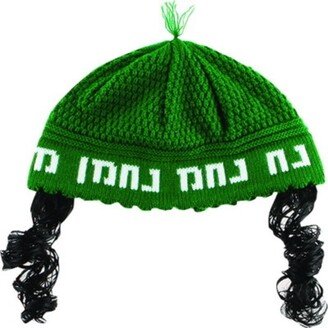 Na Nch Kippah Green With Payos