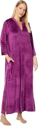 N by Natori Poly Velour Lounger (Persian Purple) Women's Pajama