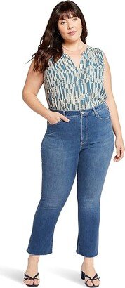 Plus Size High-Rise Slim Bootcut Ankle w/ Fray in Awakening (Awakening) Women's Jeans