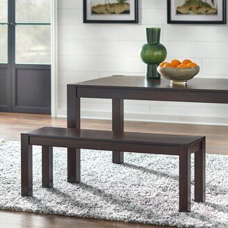 Simple Living Axis Espresso Accent Dining Bench