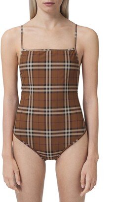 Delia Check One-Piece Swimsuit