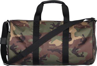 Arrows Camouflage-Printed Zip-Up Duffle Bag