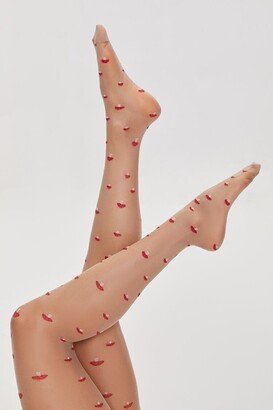 Mushroom Print Tights-AA