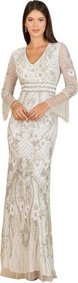 Women's Long Sleeve Ethereal Bridal Gown