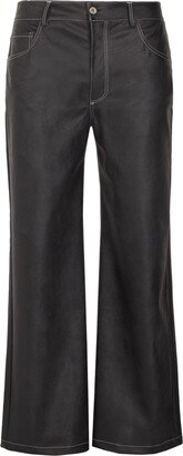 Wide Leg Trousers Pants Black