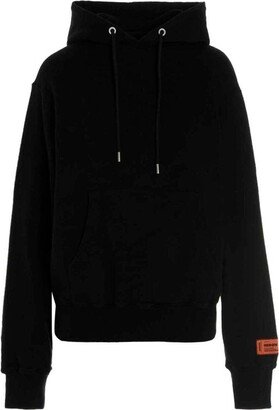 Logo Patch Drawstring Hoodie-AB