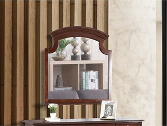 Passion Furniture Summit 43 in. x 44 in. Modern Arch Framed Dresser Mirror - 3