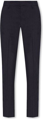 Prune Straight Leg Tailored Cut Trousers