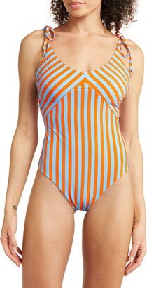 Anju Stripe One-Piece Swimsuit