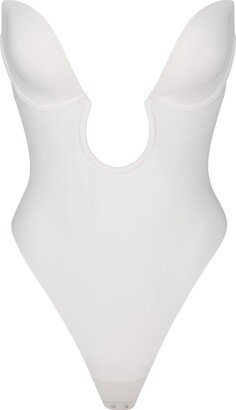 Deep Plunge Shapewear Bodysuit | Marble