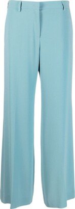 High-Waist Wide-Leg Tailored Trousers-AA