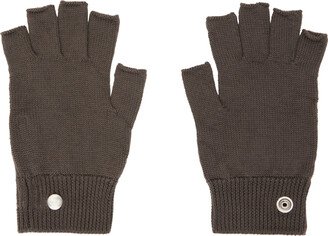 Gray Fingerless Gloves