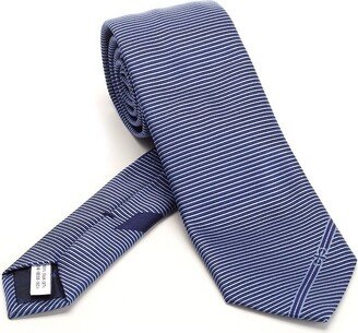 Horizontal Striped Pointed Tip Tie